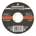 Wytrzymała płaska tarcza do cięcia metalu 115 x 1 x 22,23 mm - Silverline