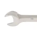 Stały klucz płasko-oczkowy z grzechotką 16 mm - Silverline