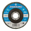 Dysk lamelkowy z nasypem z tlenku glinu 115 mm, P 40 - Silverline