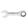 Zestaw krótkich kluczy płasko-oczkowych z grzechotką, 7 szt. 8 - 19 mm - Silverline