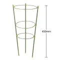 Podpora pierścieniowa dla roślin, 3 pierścienie, 450 mm Ø 140, 155 i 175 mm - Silverline