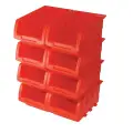 Zestaw pojemników magazynowych 8 szt. 165 x 105 x 75 mm - Silverline