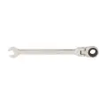 Przegubowy klucz płasko-oczkowy z grzechotką 8 mm - Silverline