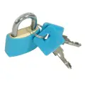Zestaw jaskrawych kłódek z osłoną z PCV, 4 szt. 20 mm - Silverline