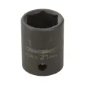 Metryczna nasadka udarowa sześciokątna 1/2 cala 21 mm - Silverline