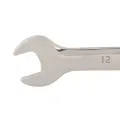 Stały klucz płasko-oczkowy z grzechotką 12 mm - Silverline