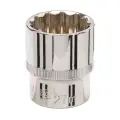 Dwunastokątna metryczna nasadka 1/2 cala 27 mm - Silverline