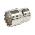 Dwunastokątna metryczna nasadka 1/2 cala 21 mm - Silverline