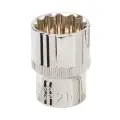 Dwunastokątna metryczna nasadka 1/2 cala 21 mm - Silverline