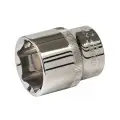 Metryczna nasadka sześciokątna 1/2 cala 27 mm - Silverline