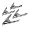 Stalowe klipsy, 4 szt. Szczęki 70 mm - Silverline