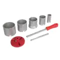 Zestaw otwornic 8 szt. Średnica 33 - 83 mm - Silverline