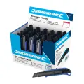 Nóż łamany 18 mm, opakowanie zbiorcze 36 szt. 36 szt. - Silverline
