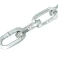 Stalowy łańcuch zabezpieczający z kwadratowymi ogniwami 1200 mm - Silverline