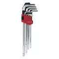 Zestaw kluczy z końcówką kulistą Expert, 9 szt. 1.5 - 10 mm - Silverline