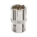 Dwunastokątna metryczna nasadka 1/2 cala 17 mm - Silverline