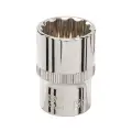 Dwunastokątna metryczna nasadka 1/2 cala 19 mm - Silverline