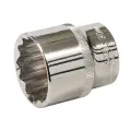 Dwunastokątna metryczna nasadka 1/2 cala 30 mm - Silverline