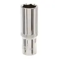 Długa metryczna nasadka sześciokątna 1/2 cala 19 mm - Silverline