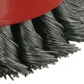 Szczotka doczołowa dwurzędowo splatana 100 mm - Silverline