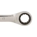 Stały klucz płasko-oczkowy z grzechotką 17 mm - Silverline