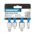 Zestaw adapterów do nasadek, 4 szt. 4 szt. - Silverline