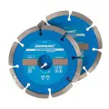 Tarcza diamentowa do przecinania spoin, 2 szt. 115 x 22,23 mm, 2 szt., segementowa obręcz - Silverline