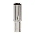 Długa metryczna nasadka sześciokątna 1/2 cala 16 mm - Silverline