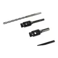 Zestaw 3 diamentowych wierteł rdzeniowych, komplet 7 elem. 28, 52 oraz 107 mm - Silverline