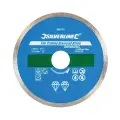Tarcza diamentowa do glazury 115 x 22,23 mm ciągła obręcz - Silverline