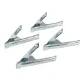 Stalowe klipsy, 4 szt. Szczęki 50 mm - Silverline