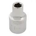 Metryczna nasadka sześciokątna 1/2 cala 8 mm - Silverline