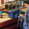 Imadło ślusarskie 100 mm (4 cala) Rozstaw szczęk 100 mm / 5 kg - Silverline