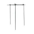 Stalowe podpory do roślin ogrodowych, 4 szt. 300 x 450 mm - Silverline