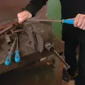 Zestaw pilników, 3 szt. Dwukrotnie nacięte, 250 mm - Silverline