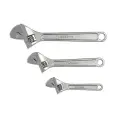 Zestaw kluczy nastawnych, 3 szt. 150, 200 i 250 mm - Silverline