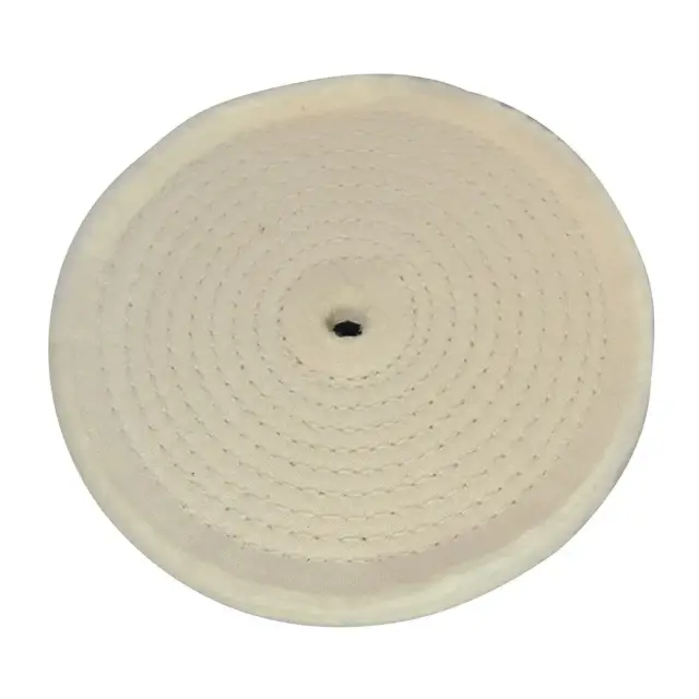 Filcowy krążek polerski spiralnie szyty 150 mm - Silverline