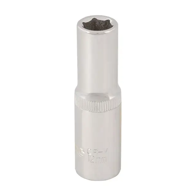 Długa metryczna nasadka sześciokątna 1/2 cala 12 mm - Silverline