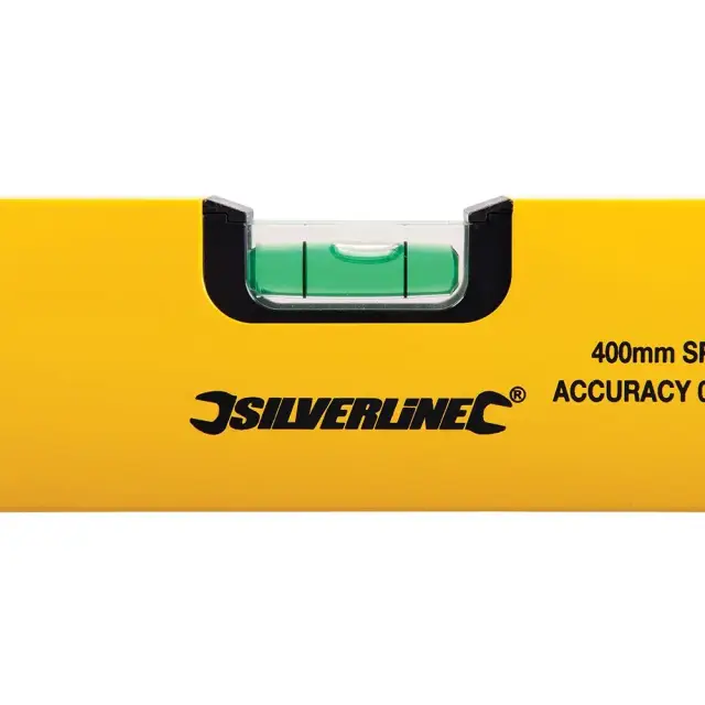 Zestaw poziomic budowlanych, 3 szt. 400, 600 i 1000 mm - Silverline