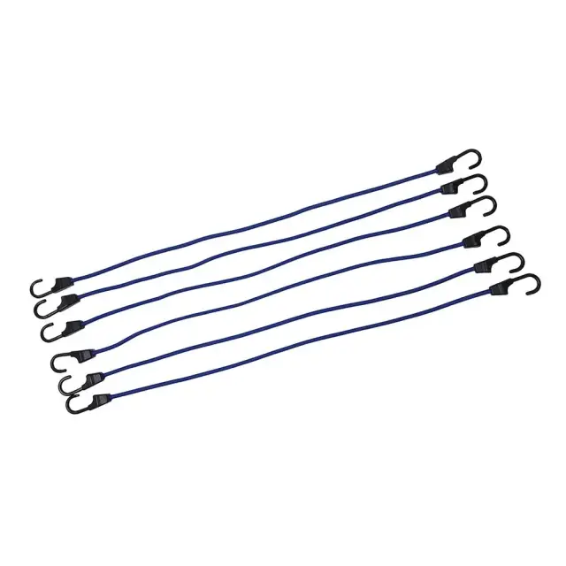 Linki elastyczne z hakami, 6 szt. 900 mm - Silverline