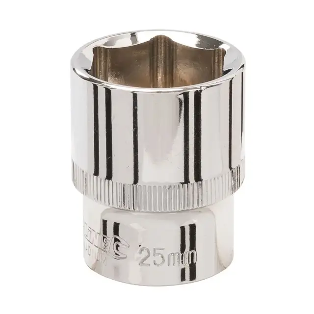 Metryczna nasadka sześciokątna 1/2 cala 25 mm - Silverline