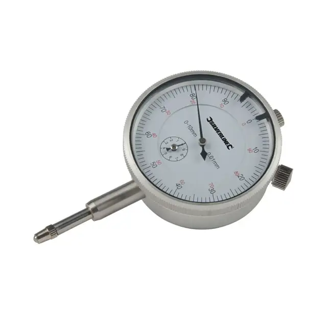 Metryczny czujnik zegarowy 0 - 10 mm - Silverline