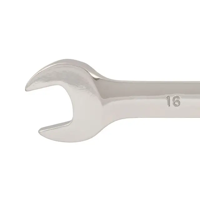Stały klucz płasko-oczkowy z grzechotką 16 mm - Silverline