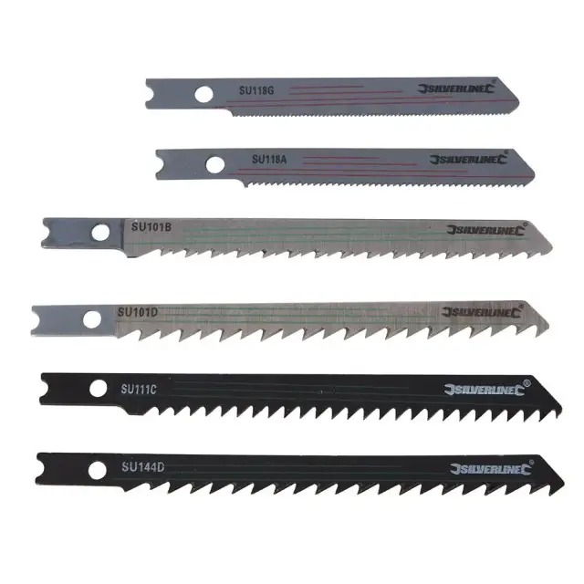 Brzeszczot do wyrzynarki uniwersalne mocowanie, 30 szt. 30 szt. drewno/metal - Silverline