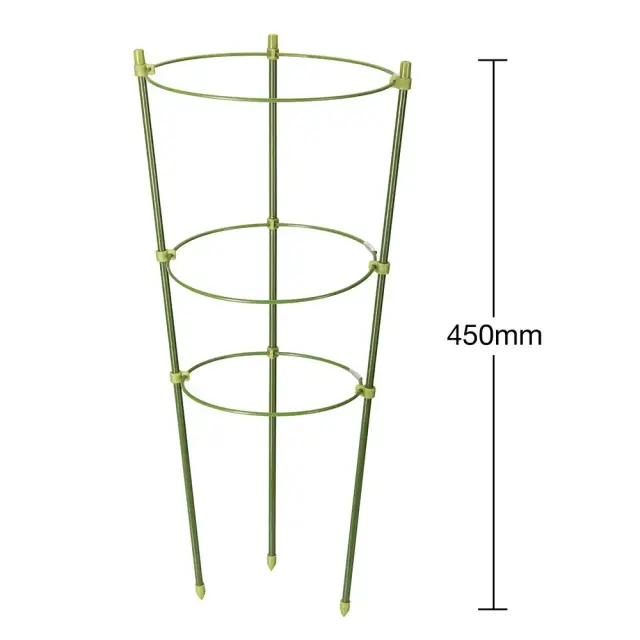 Podpora pierścieniowa dla roślin, 3 pierścienie, 450 mm Ø 140, 155 i 175 mm - Silverline