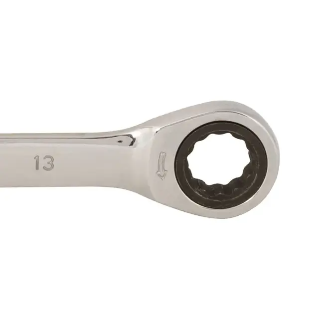 Stały klucz płasko-oczkowy z grzechotką 13 mm - Silverline