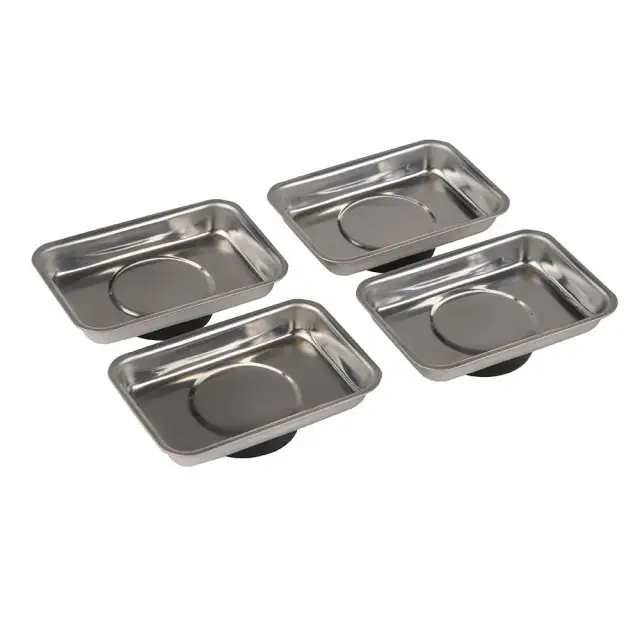 Komplet tac magnetycznych 4 szt. 95 x 65 mm - Silverline