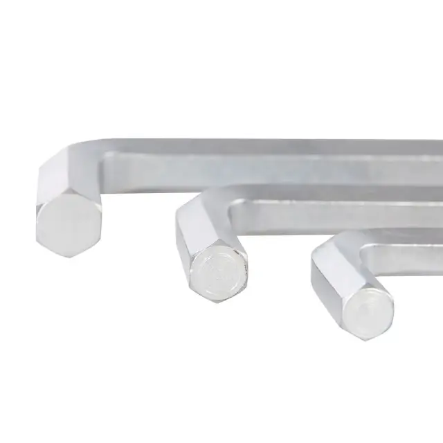 Zestaw długich kluczy sześciokątnych z końcówką kulistą, 10 szt 3 - 17 mm - Silverline