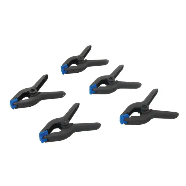 Ścisk sprężynowy 5 szt. Długość 65 mm/ szczęki 60 mm - Silverline