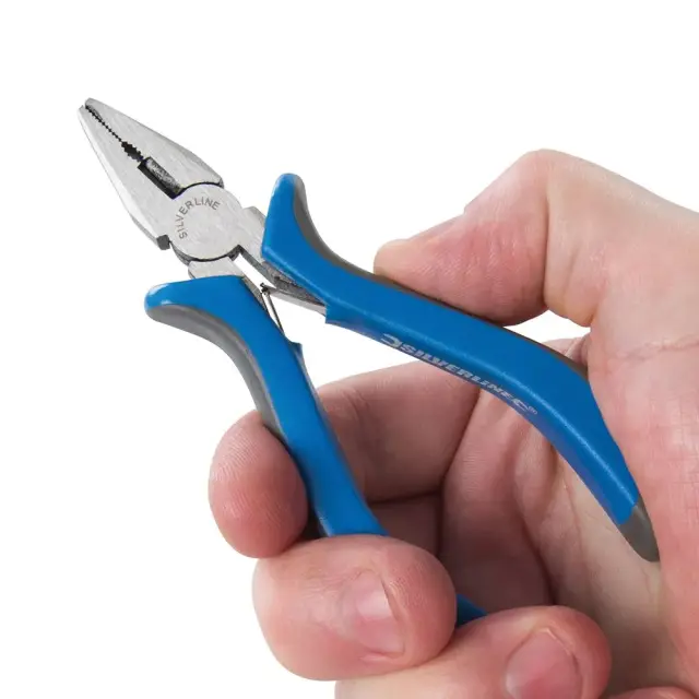 Mini kombinerki 120 mm - Silverline